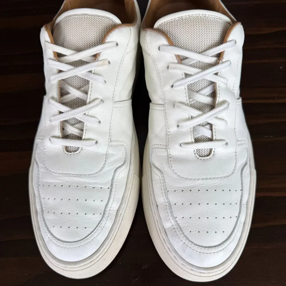 Common Projects Bball Low Sneakers White Leather Men's EU 44/US 11 Made in Italy